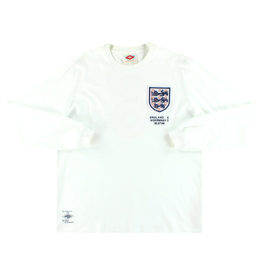 1966 England Umbro Re-Issue Home Shirt #6 L/S XL