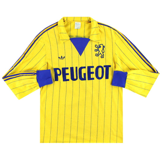 1981-82 Sochaux adidas Match Issue Home Shirt #7 L/S S
