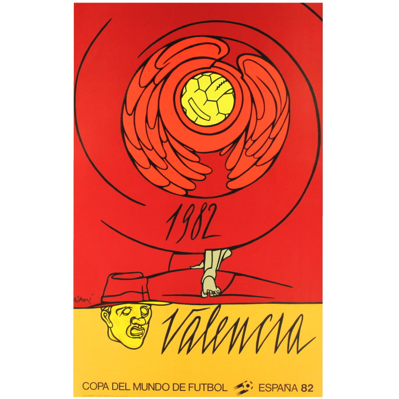 1982 Spain Original World Cup (Valencia) Poster