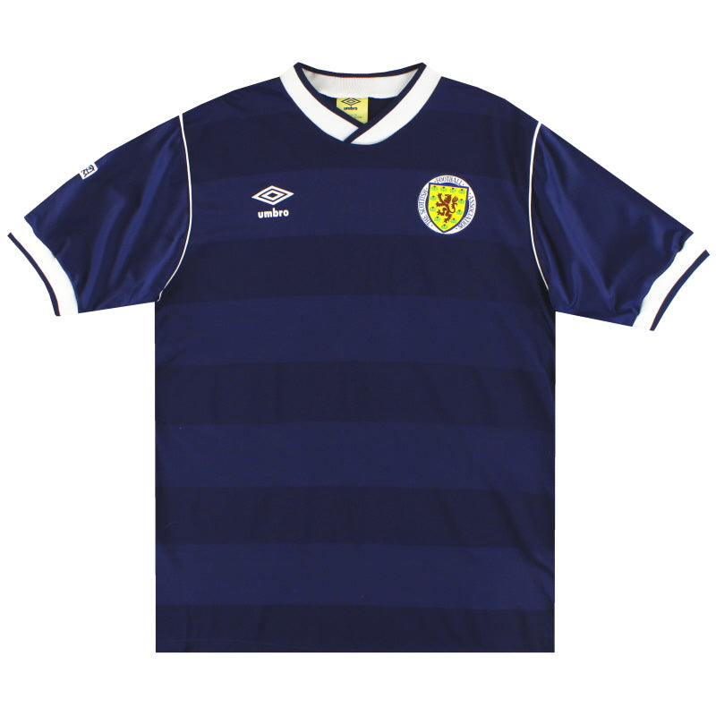1985-88 Scotland Umbro Home Shirt S
