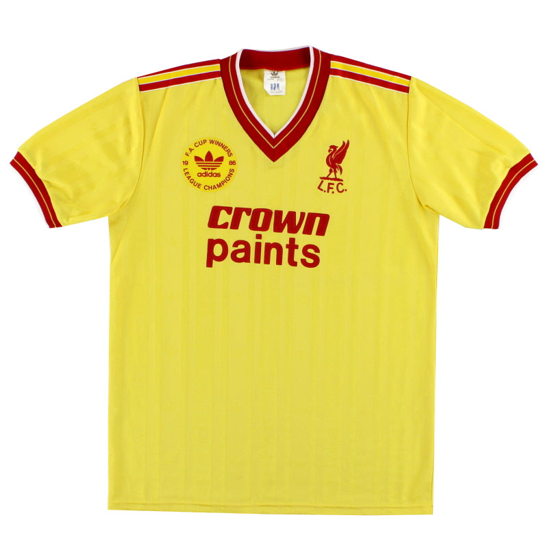 1986-87 Liverpool adidas 'Champions' Third Shirt S