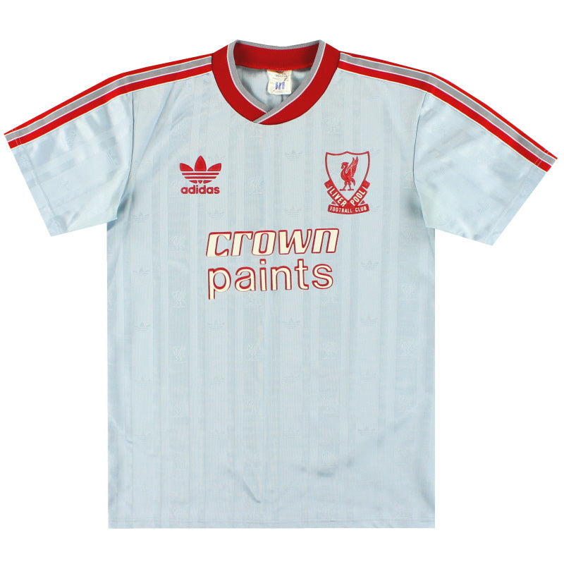 1987-88 Liverpool adidas Away Shirt L.Boys