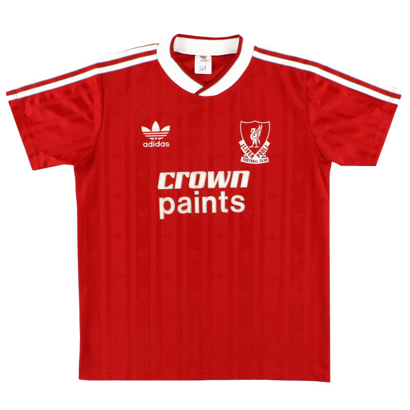 1987-88 Liverpool adidas Home Shirt M
