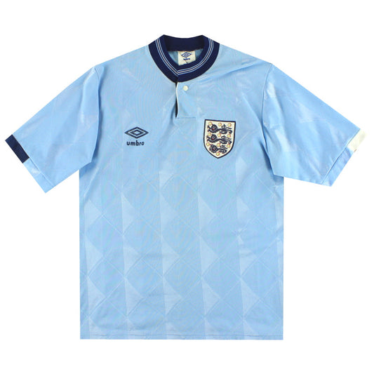 1987-90 England Umbro Third Shirt L