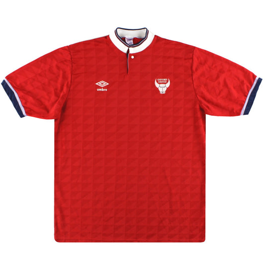1988-89 Oxford United Umbro Away Shirt S