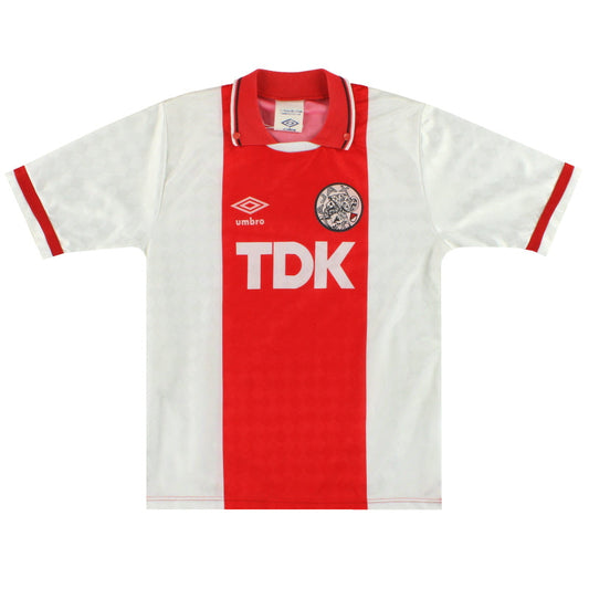 1989-91 Ajax Umbro Home Shirt Y