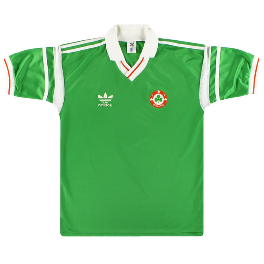 1988-90 Ireland adidas Home Shirt M