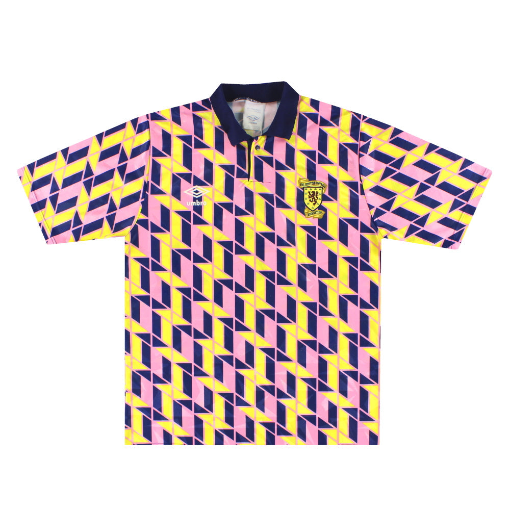 1988-90 Scotland Umbro Third Shirt L