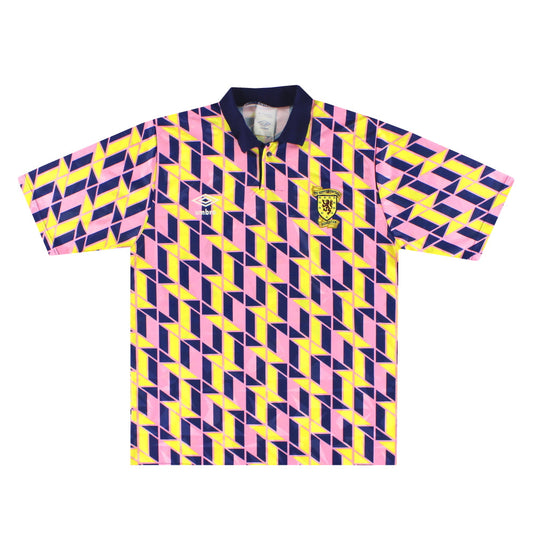 1988-90 Scotland Umbro Third Shirt L