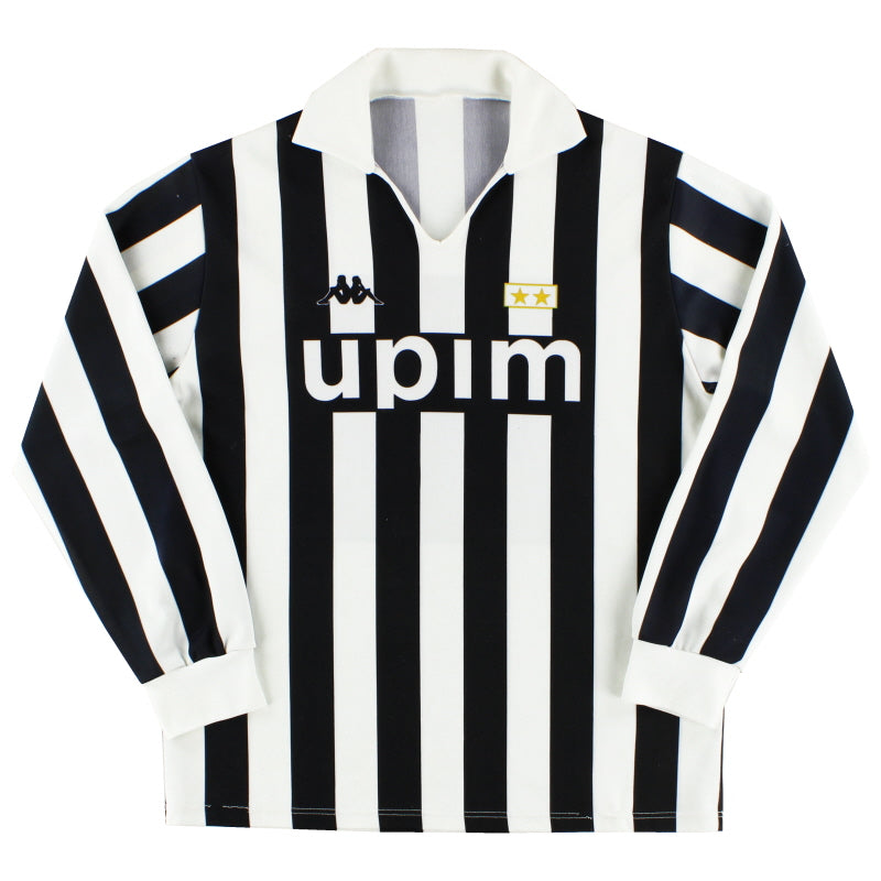 1989-90 Juventus Kappa Home Shirt L/S L