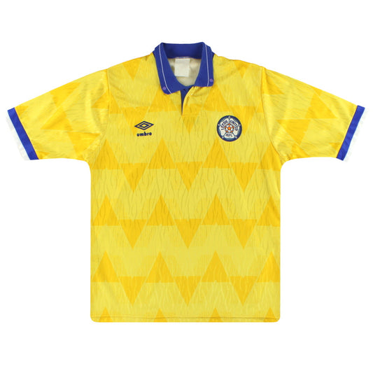 1989-91 Leeds Umbro Away Shirt S