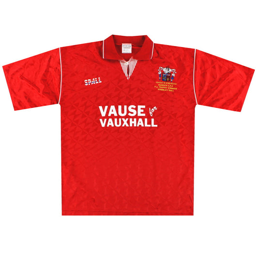 1990-91 Barrow Spall 'Winners' Away Shirt L