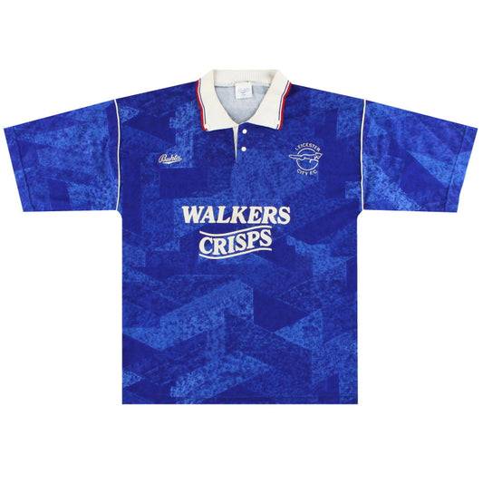 1990-92 Leicester Bukta Home Shirt M