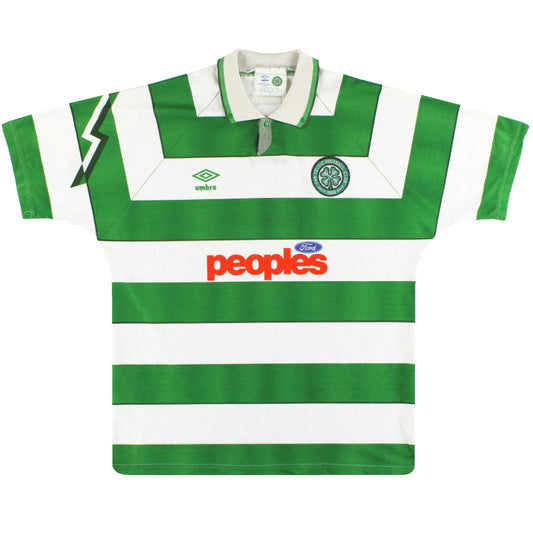 1991-92 Celtic Home Shirt XL