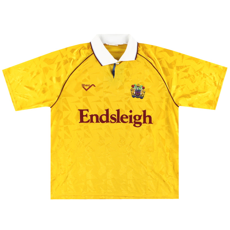 1991-93 Burnley Ribero Away Shirt L