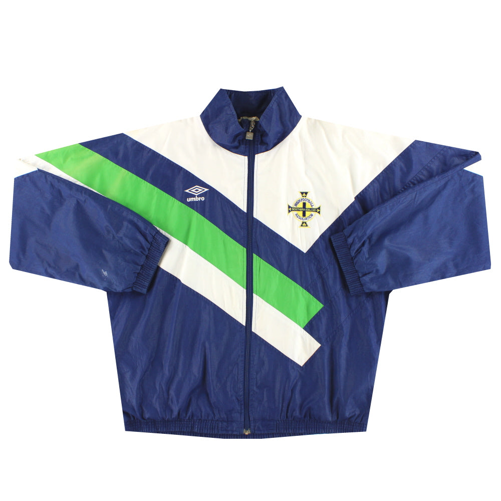 1991-93 Northern Ireland Umbro Track Jacket XL