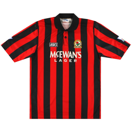 1992-94 Blackburn Asics Player Issue Away Shirt L