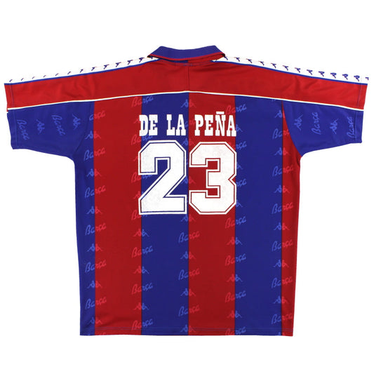 1992-95 Barcelona Kappa Home Shirt De La Pena #23 XL