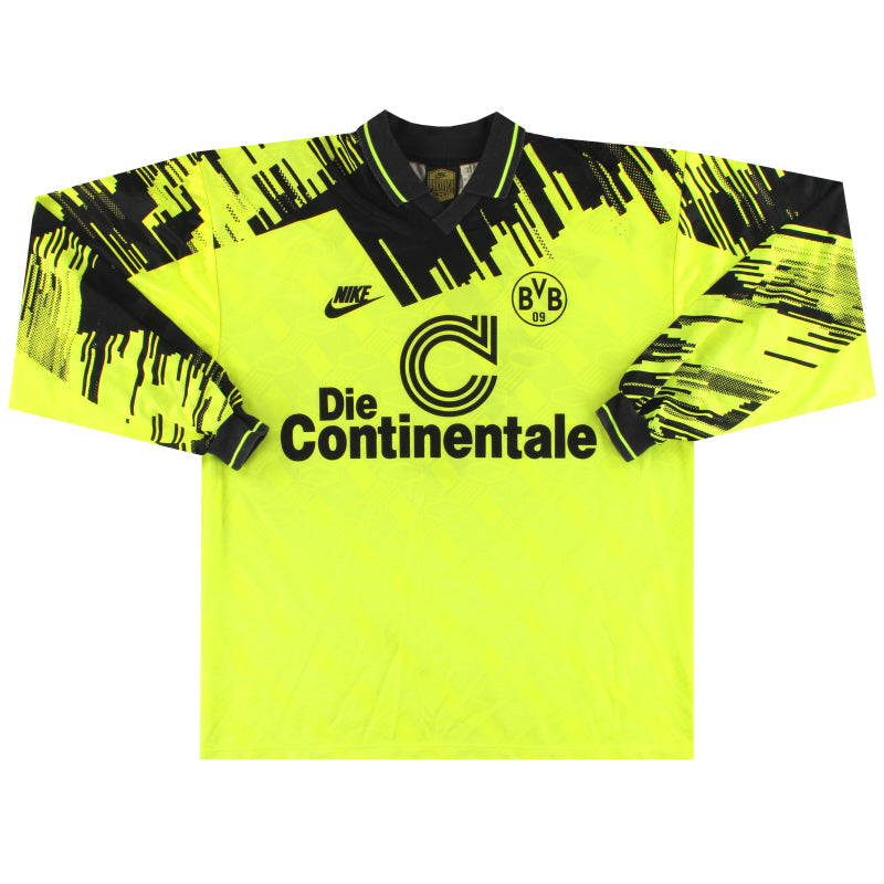 1993-94 Borussia Dortmund Nike Home Shirt L/S XL
