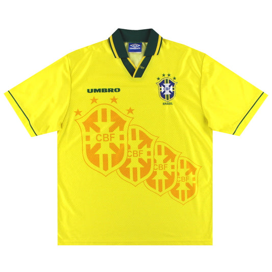 1994-95 Brazil Umbro Home Shirt XL