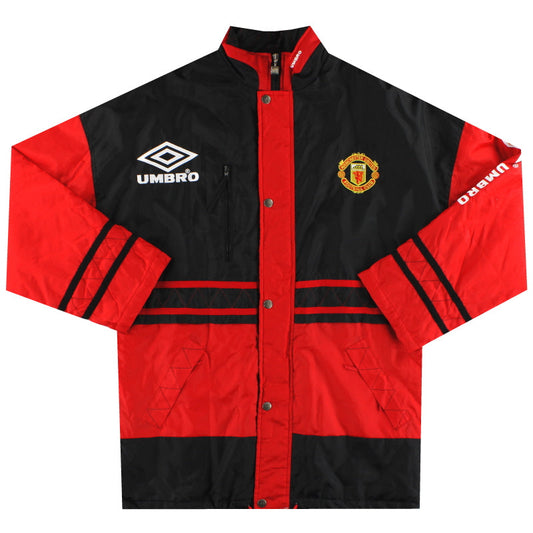 1994-95 Manchester United Umbro Bench Coat *As New* L