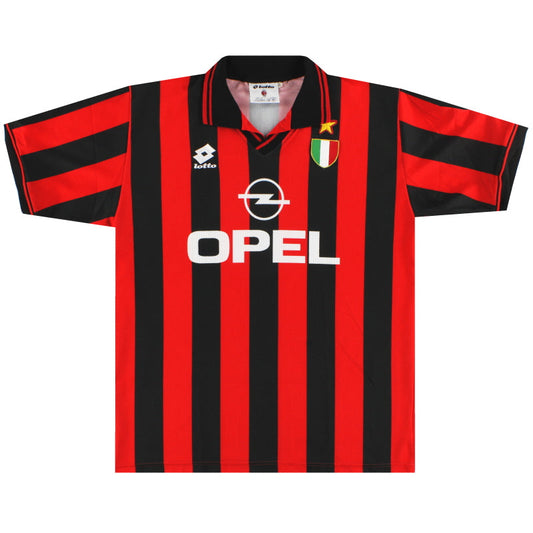 1996-97 AC Milan Lotto Home Shirt *Mint* M