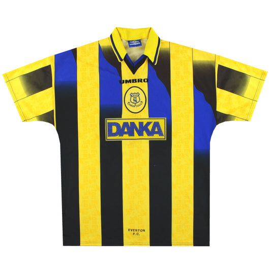 1996-97 Everton Umbro Player Issue Away Shirt #11 XL