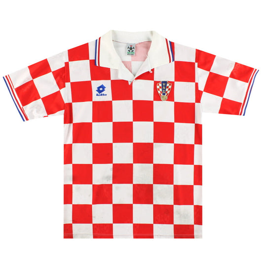 1996-98 Croatia Lotto Home Shirt *Mint* L