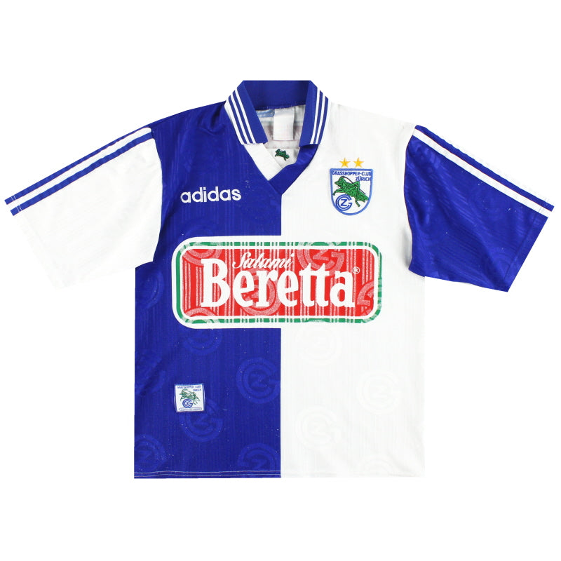 1997-98 Grasshoppers adidas Home Shirt M.Boys