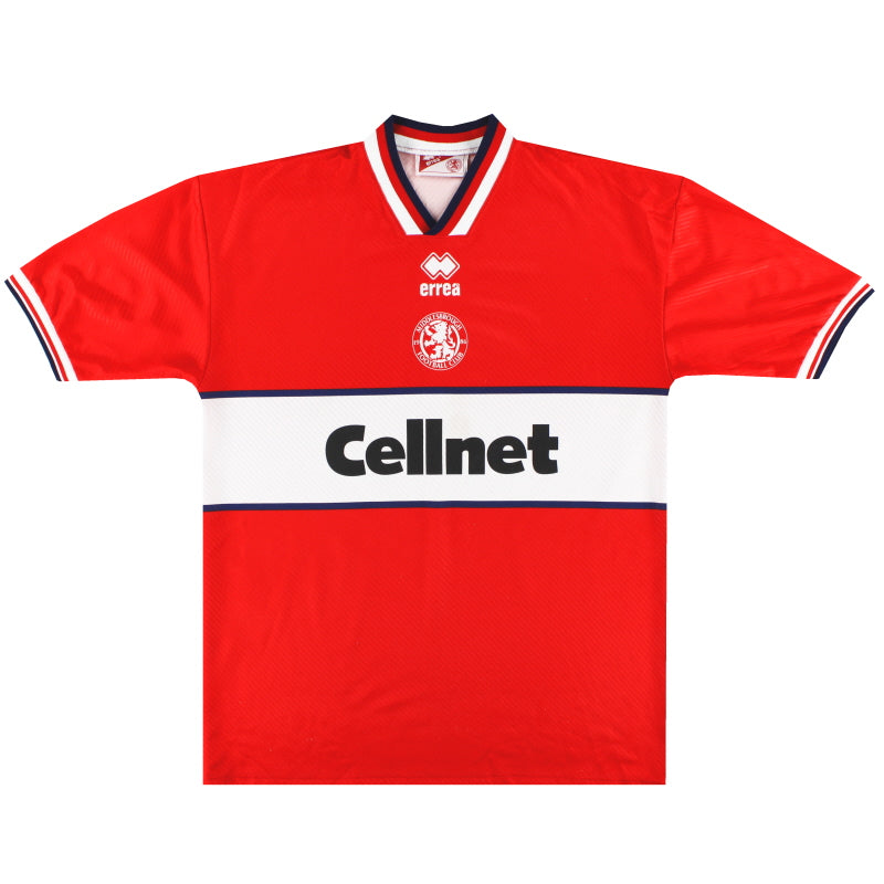 1997-98 Middlesbrough Errea Home Shirt XL