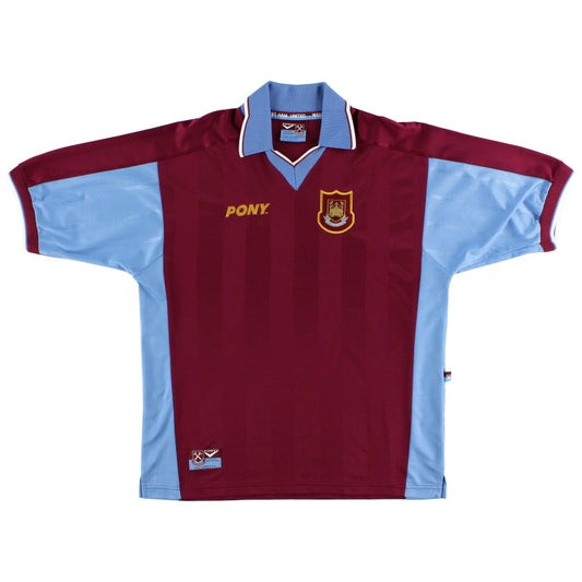 1997-98 West Ham Pony Home Shirt XL