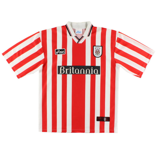 1997-99 Stoke City Asics Home Shirt *Mint* XXL