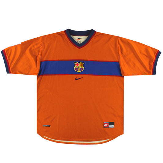 1998-00 Barcelona Nike Third Shirt L