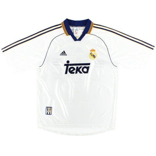 1998-00 Real Madrid adidas Home Shirt XL