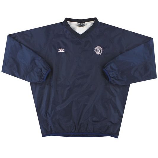1999-00 Manchester United Umbro Drill Top XL