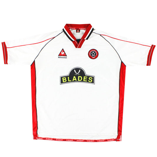 1999-00 Sheffield United Le Coq Sportif Away Shirt *Mint* XL