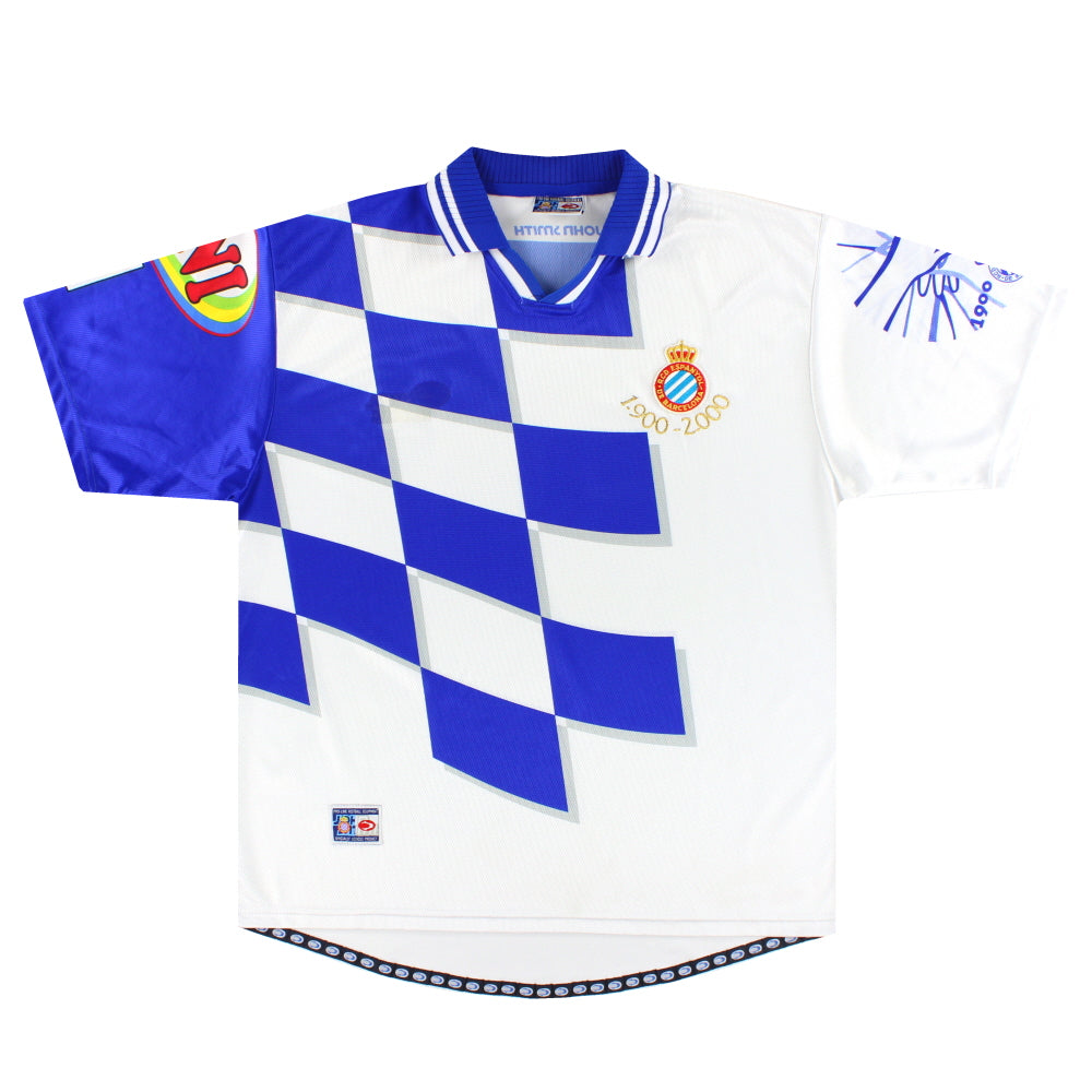 1999-00 Espanyol Centenary Home Shirt XL