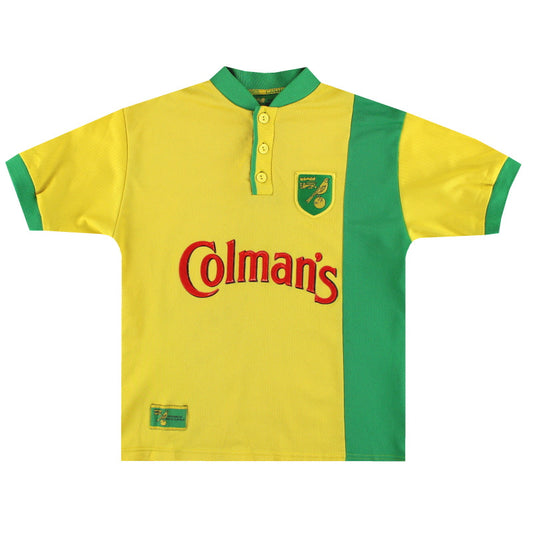 1999-01 Norwich City Home Shirt S