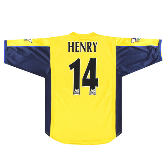 1999-01 Arsenal Nike Away Shirt Henry #14 L