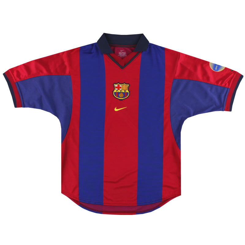 2000-01 Barcelona Nike Home Shirt M