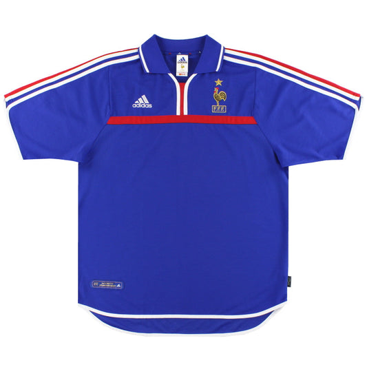 2000-02 France adidas Home Shirt XL