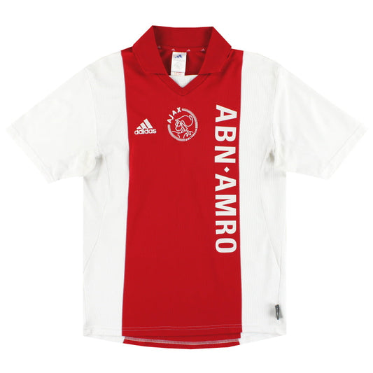 2001-02 Ajax adidas Player Issue Home Shirt #13 S