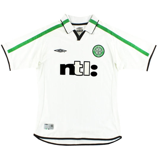 2001-02 Celtic Umbro Away Shirt XL