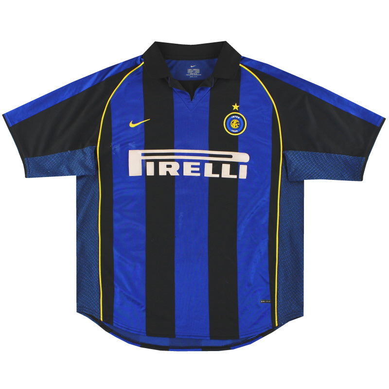 2001-02 Inter Milan Nike Home Shirt L