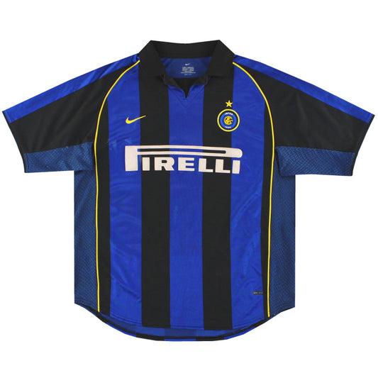 2001-02 Inter Milan Nike Home Shirt L