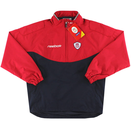 2001-02 Liverpool Reebok 1/4 Zip Jacket *w/tags* M