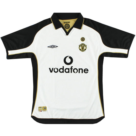 2001-02 Manchester United Umbro Centenary Reversible Away Shirt XL