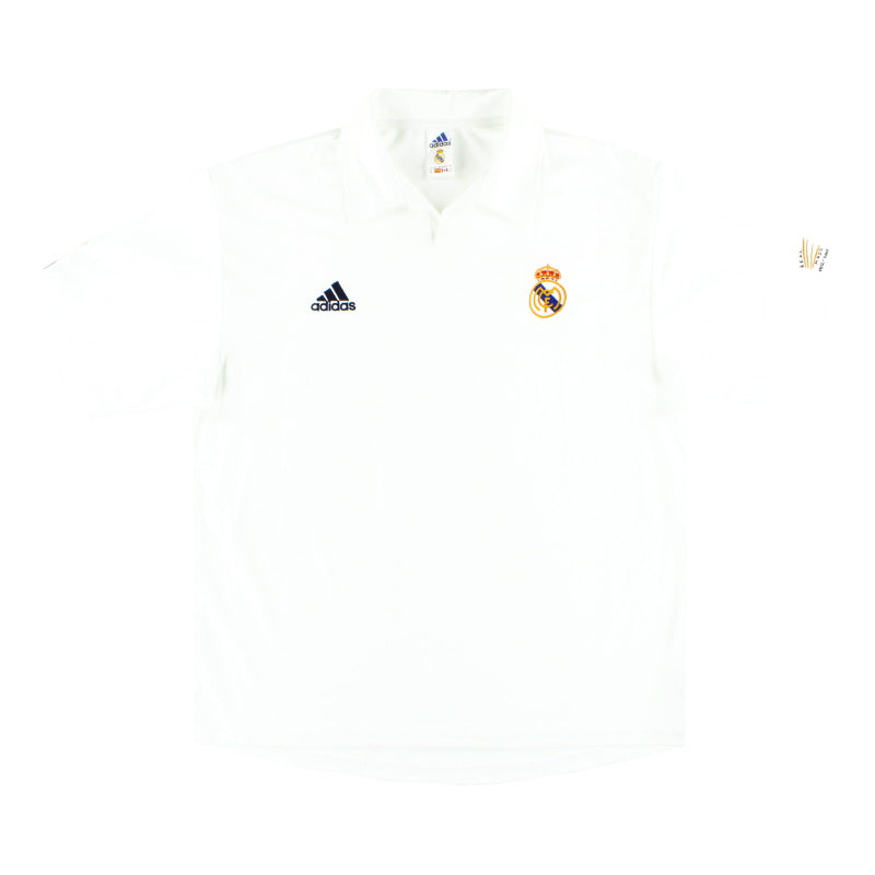 2001-02 Real Madrid adidas Centenary Home Shirt XL
