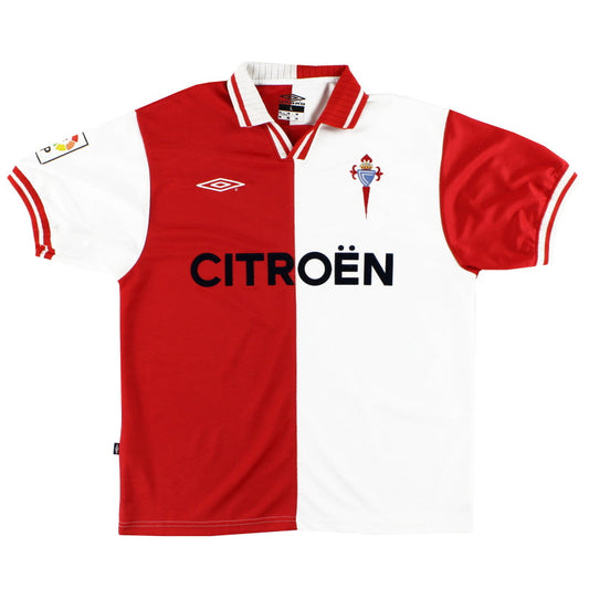 2001-03 Celta Vigo Umbro Away Shirt XL