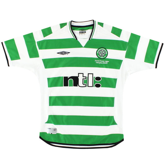 2001-03 Celtic Umbro 'Champions' Home Shirt XL